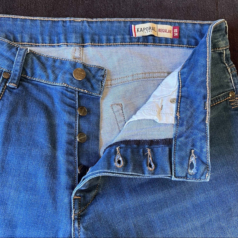 NWOT Kaporal Jeans Men’s size 34 Button Fly Jean Shorts